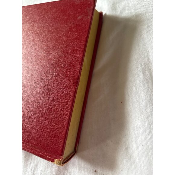 The Cleft Rock By Alice Tisdale Hobart 1948 Hardcover Novel Red Cover Vintage Bo - Picture 11 of 13
